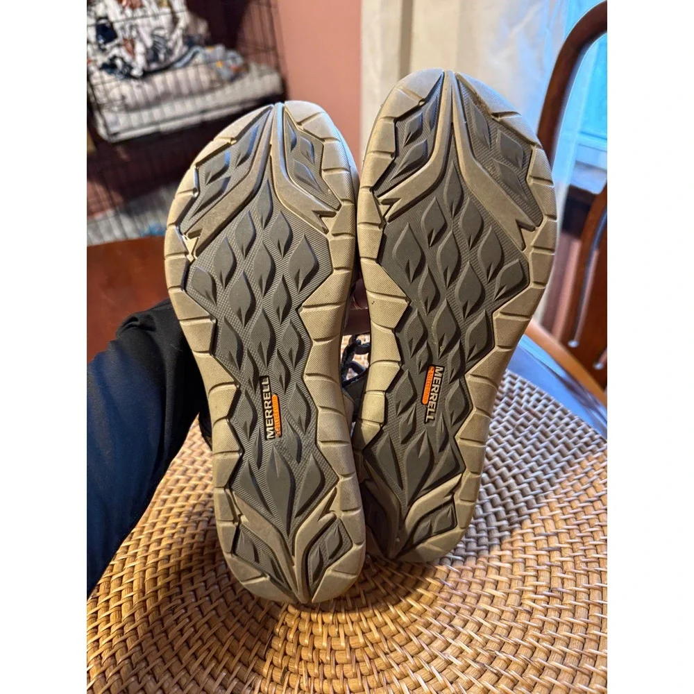 Merrell Aluminum Womens Sport Sandals Tan Grey Pink J37484 Size 8 Mary Jane